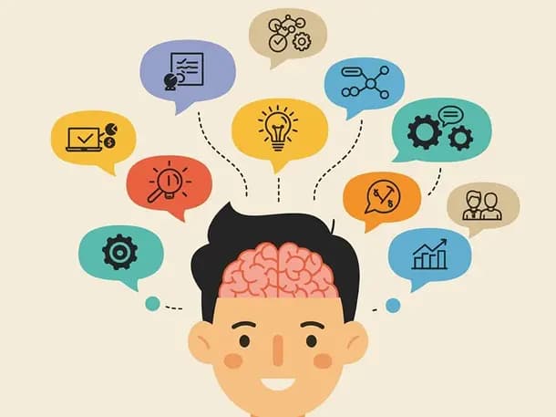Illustration of the IQ test — measure thinking ability