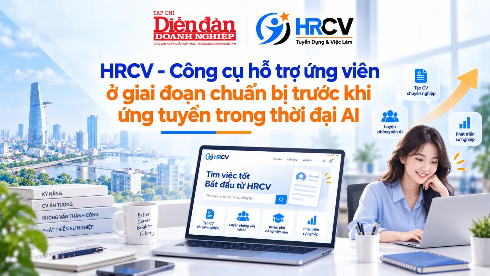 HRCV - Công cụ hỗ trợ ứng viên ở giai đoạn chuẩn bị trước khi ứng tuyển trong thời đại AI