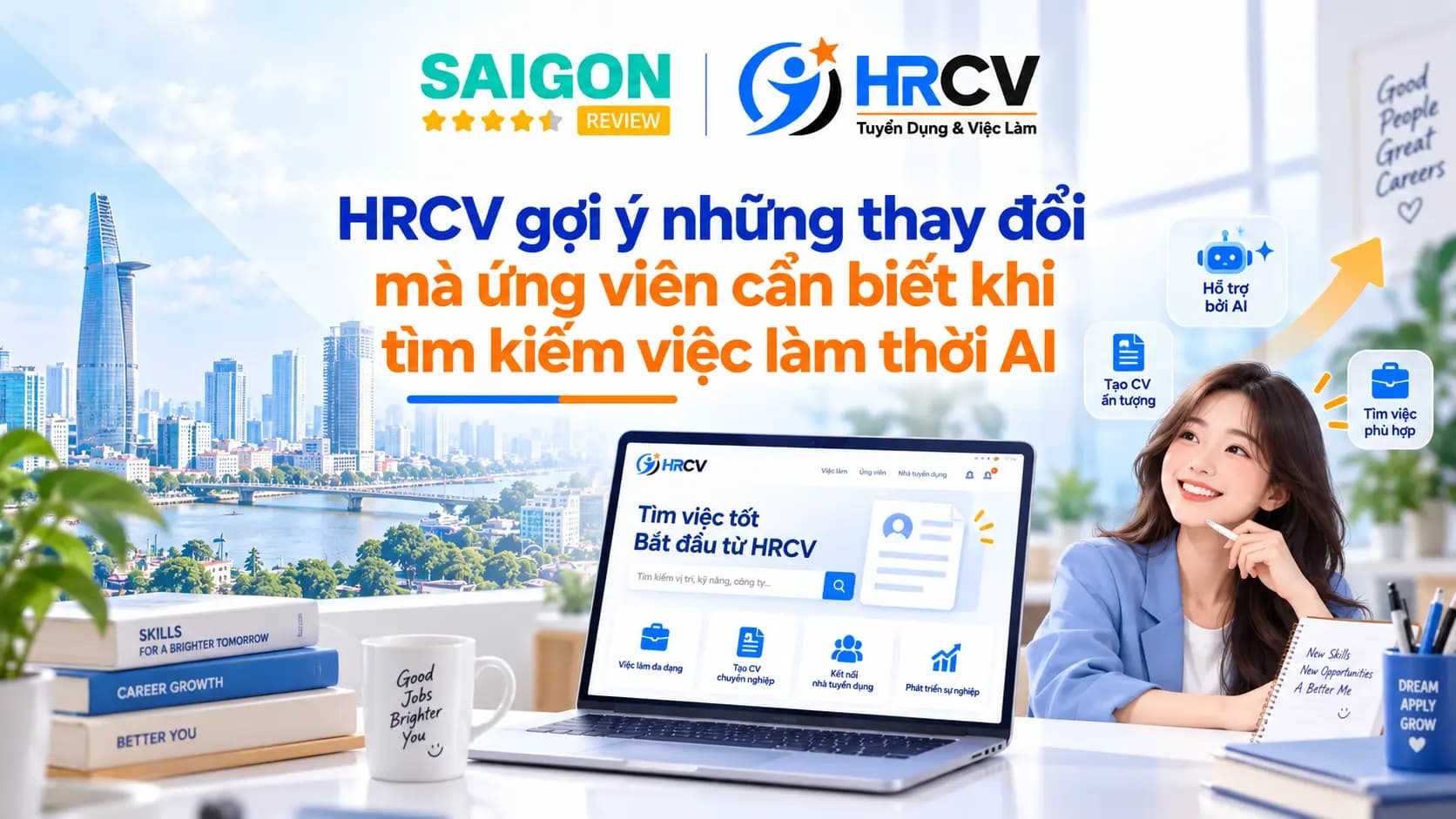 HRCV gợi ý những thay đổi mà ứng viên cần biết khi tìm kiếm việc làm thời AI