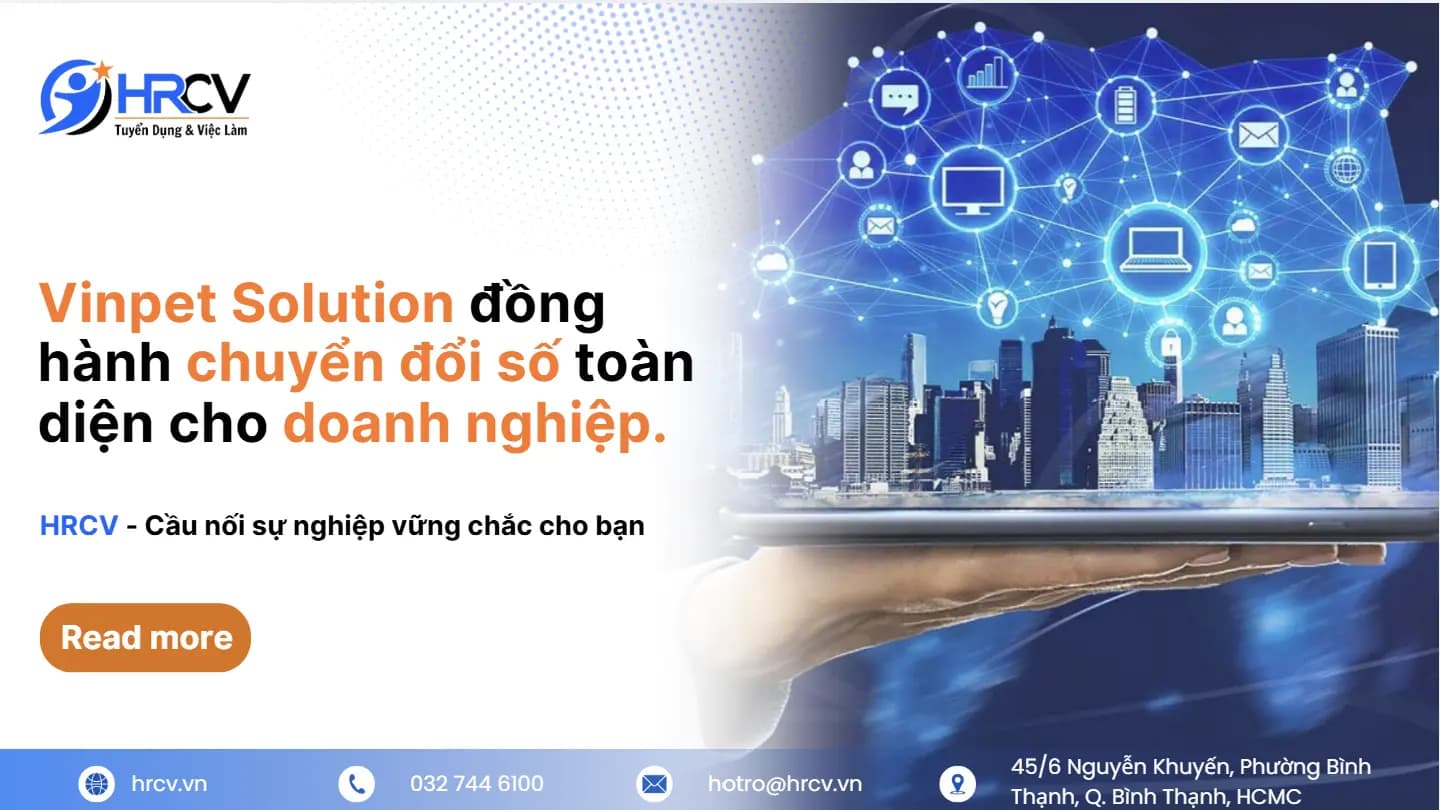 Vinpet Solution đồng hành chuyển đổi số toàn diện cho doanh nghiệp